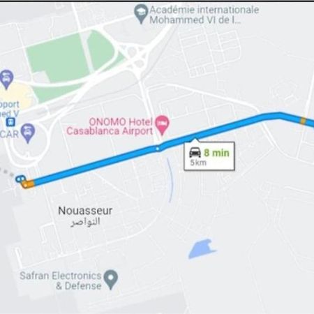 Adorable Apartamento A 8 Min Del Aeropuerto De Casablanca,Wifi Ultra Rapido Y Parking Gratis Derroua 外观 照片